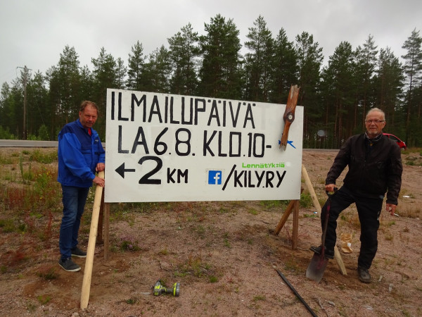 Kyltti on nyt tässä ja piste
