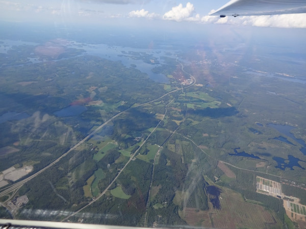 Vierumäeltä Heinola jo näkyy